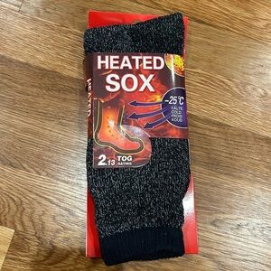 New Heated Sox one pair adult one size / winter sports / work / outdoor